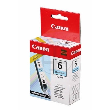Cartouche Canon BCI6PC Photo Cyan (4709A002), Toner Express : achat en ligne de Cartouche Canon BCI6PC Photo Cyan (4709A002) pou