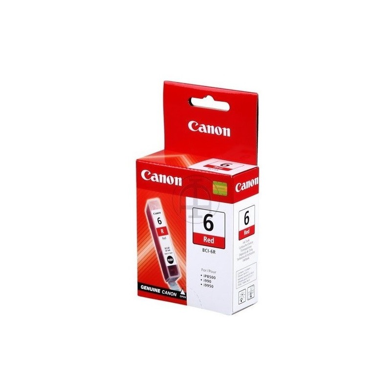 Cartouche d'encre Canon BCI6R Rouge (8891A002), Toner Express : achat en ligne de Cartouche d'encre Canon BCI6R Rouge (8891A002)