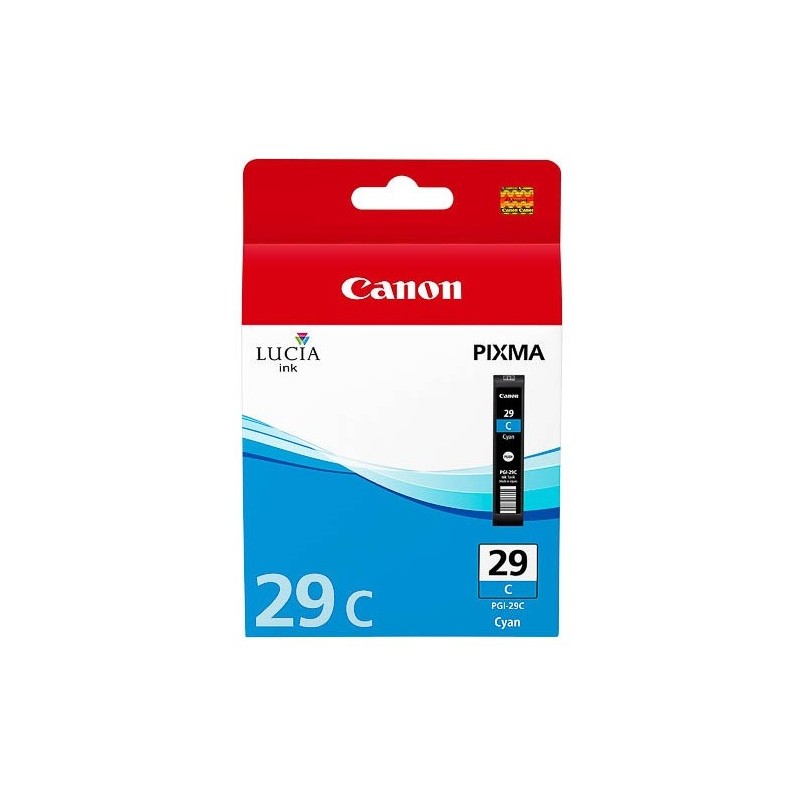 Cartouche cyan Canon PGI-29 pour Pro1, Toner Express : achat en ligne de Cartouche cyan Canon PGI-29 pour Pro1 pour imprimante