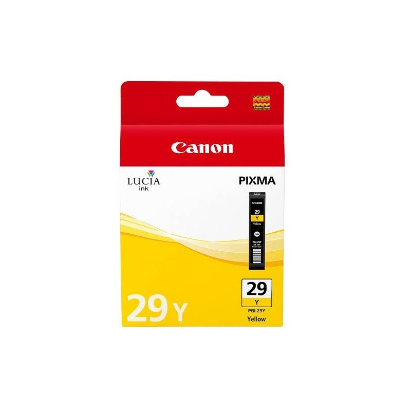 Cartouche jaune Canon PGI-29 pour Pro1, Toner Express : achat en ligne de Cartouche jaune Canon PGI-29 pour Pro1 pour imprimante