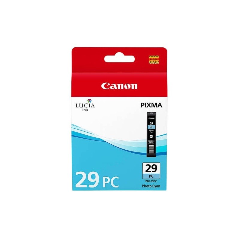 Cartouche photo cyan Canon PGI-29 pour Pro1, Toner Express : achat en ligne de Cartouche photo cyan Canon PGI-29 pour Pro1 pour 