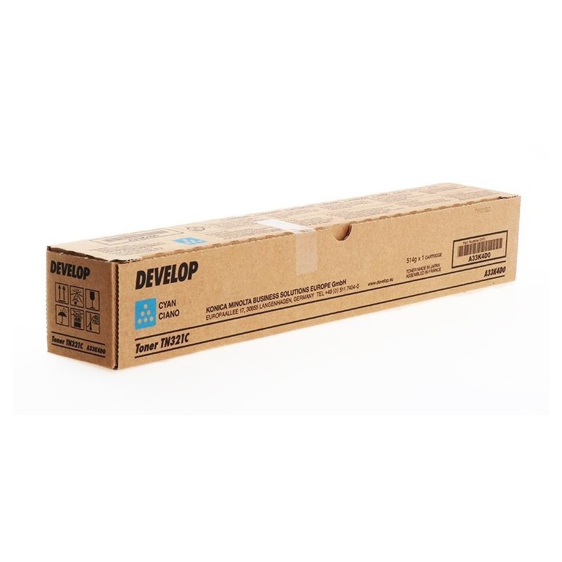 Toner cyan Develop pour Ineo +224/ 284/ 364 (TN321C)