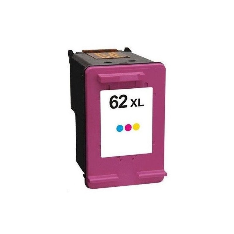 Cartouche couleur XL générique pour HP Envy 5640/ Officejet 5740/ Envy 7640 (N°62XL)