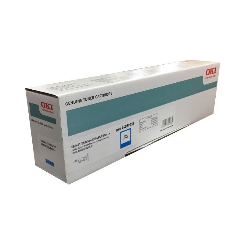 Toner Cyan Oki pour ES8451 - ES8461 (9 000 pages)