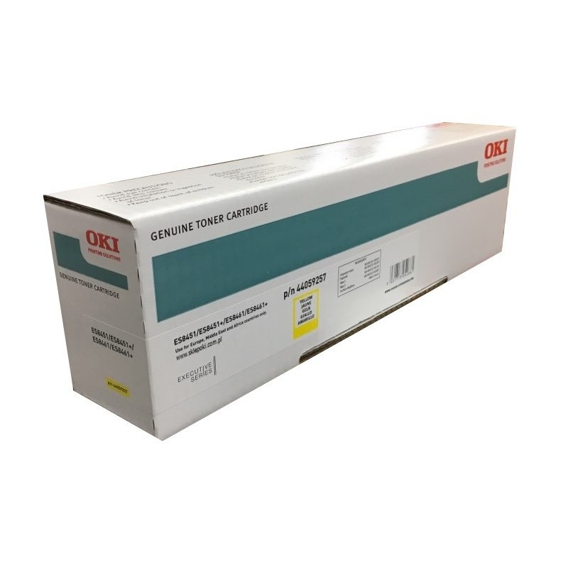 Toner Jaune Oki pour ES8451 - ES8461 (9 000 pages)