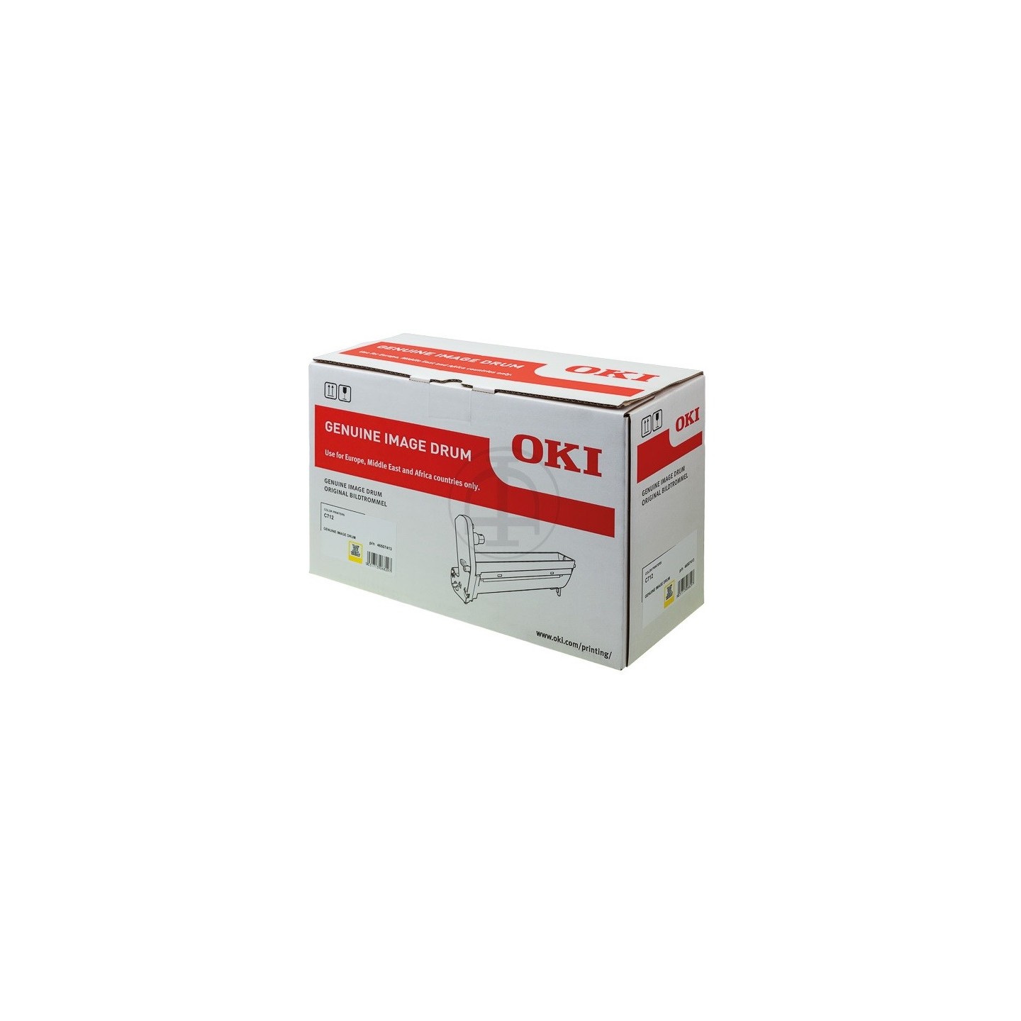 Tambour Jaune Oki original pour C712N - C712DN