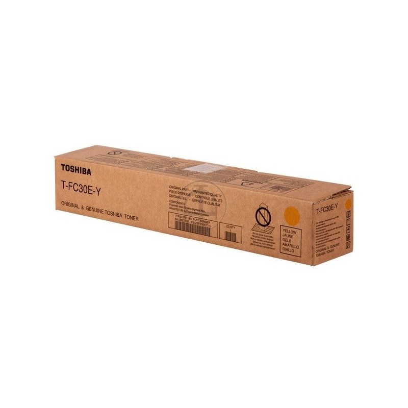 Toner jaune Toshiba pour E-studio 2050C / 2051C / 2550C / 2551C (6AG00004454), Toner Express : achat en ligne de Toner jaune Tos