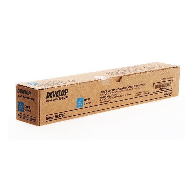 Toner Cyan Develop pour ineo +258, +308, ...(TN-324C)
