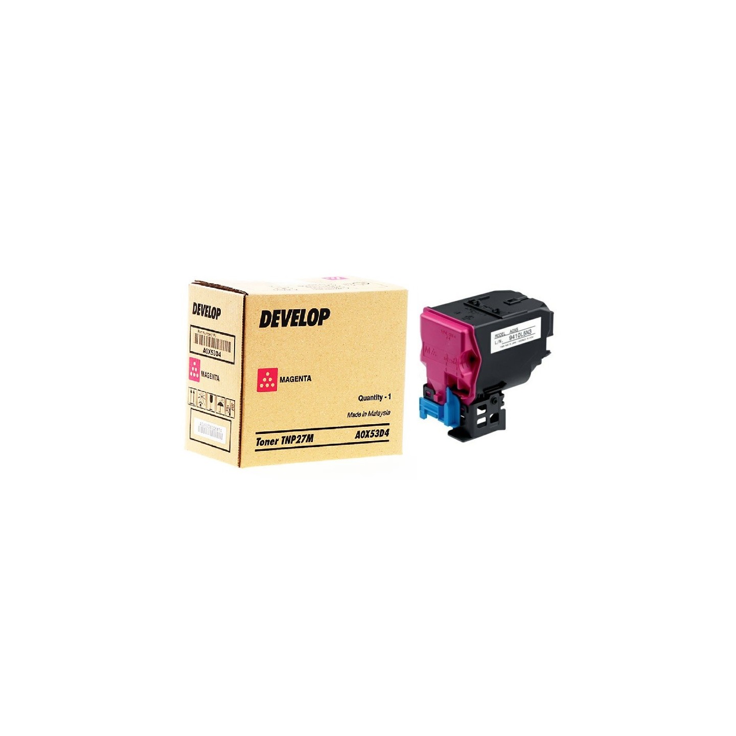 Toner Magenta Develop pour Inéo +25 (TNP27M)