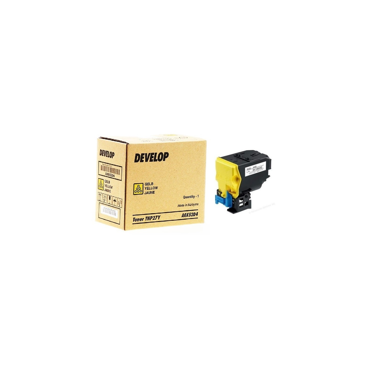 Toner Jaune Develop pour Inéo +25 (TNP27Y)