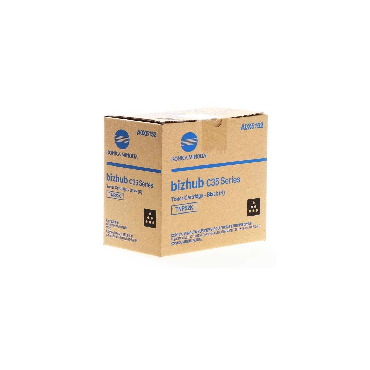 Toner noir Konica Minolta pour Bizhub C35 (TNP22K)