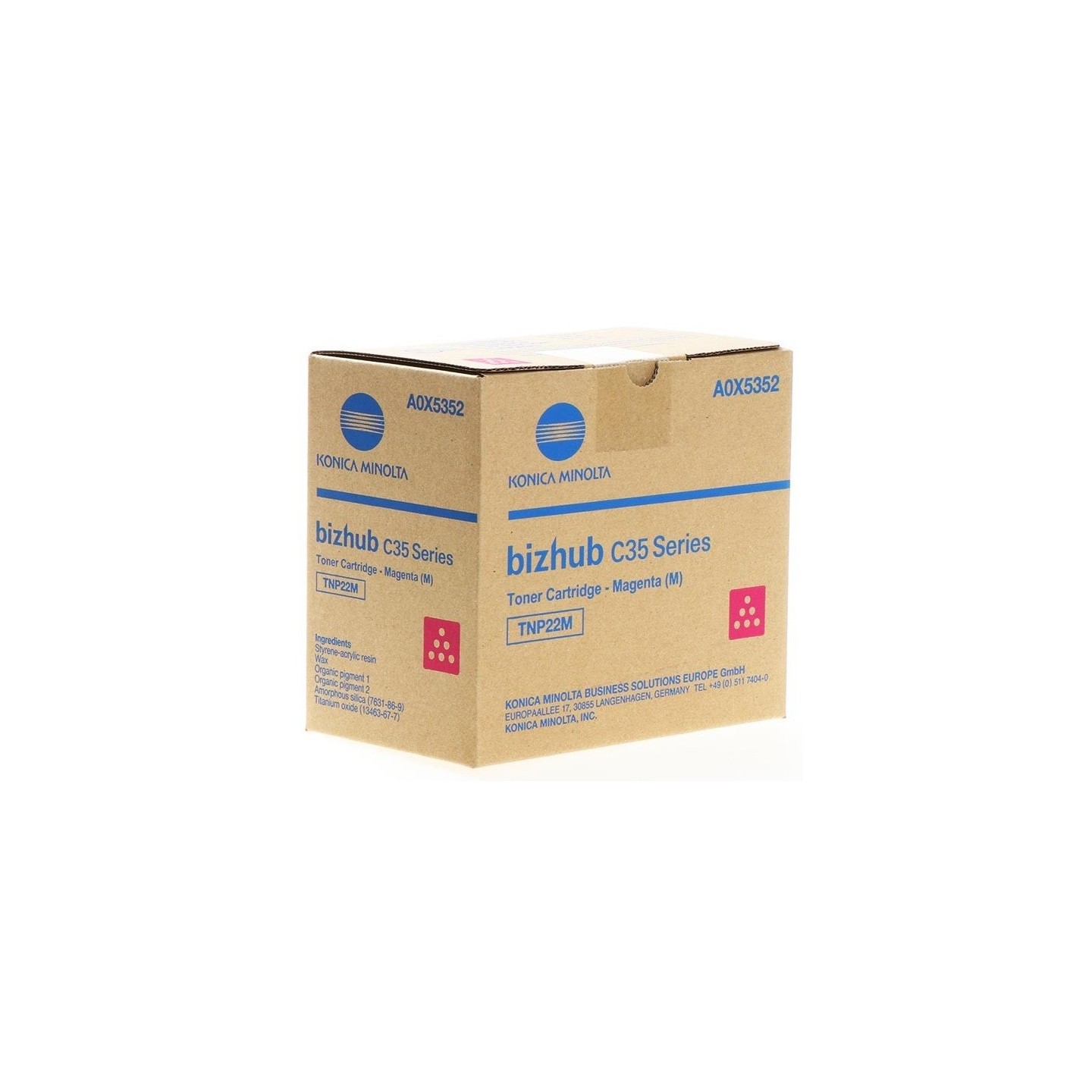 Toner magenta Konica Minolta pour Bizhub C35 (TNP22M)