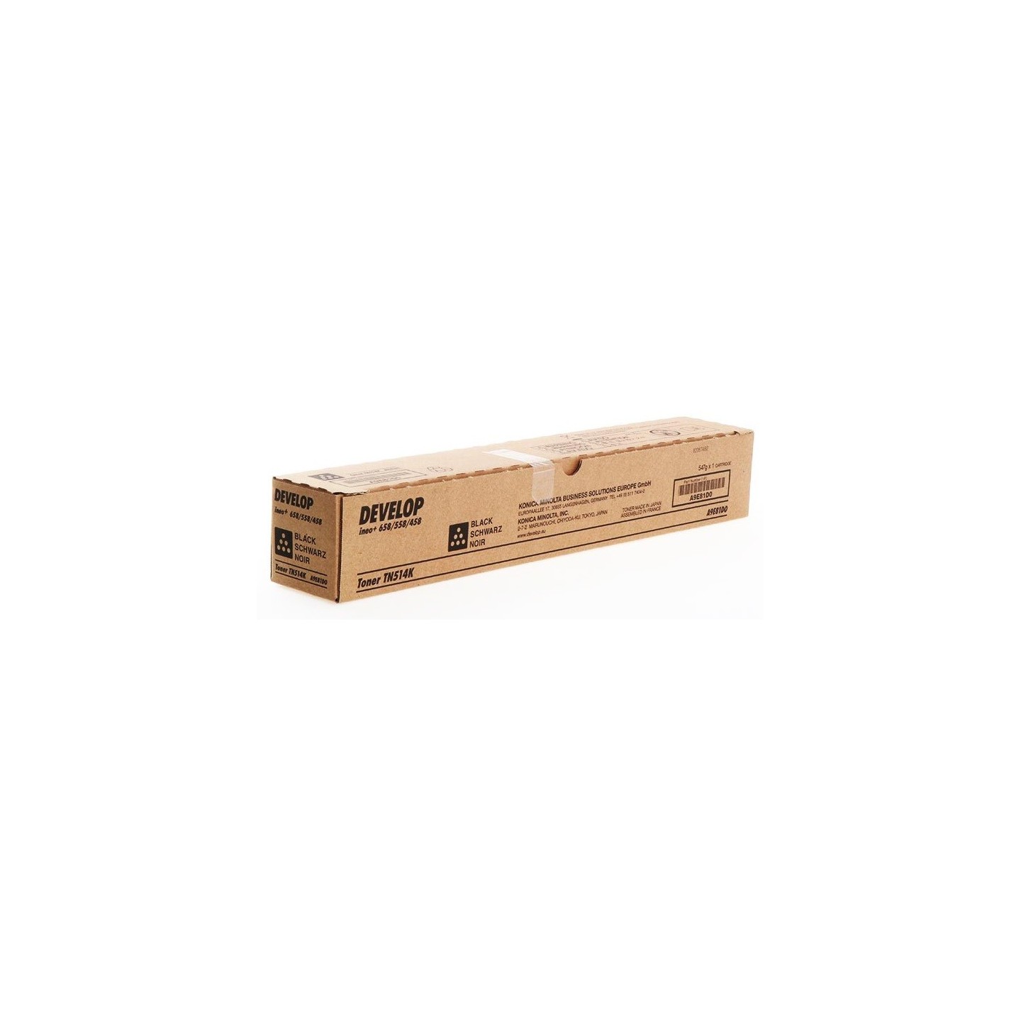 Toner Noir Develop pour Ineo +458/+558 ... (TN-514K) (26 000 pages)