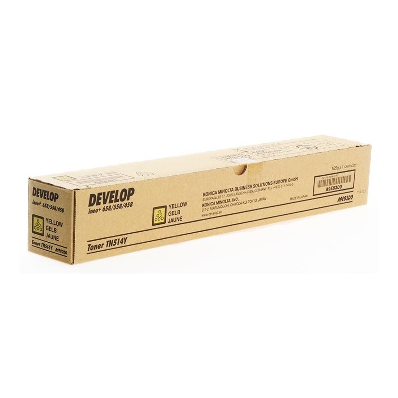 Toner Jaune Develop pour Ineo +458/+558 ... (TN-514Y) (26 000 pages)