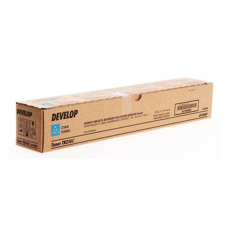 Toner cyan Develop pour Ineo +220 + 280 (TN-216C), Toner Express : achat en ligne de Toner cyan Develop pour Ineo +220 + 280 (TN