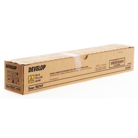 Toner jaune Develop pour Ineo +220 + 280 (TN-216Y), Toner Express : achat en ligne de Toner jaune Develop pour Ineo +220 + 280 (