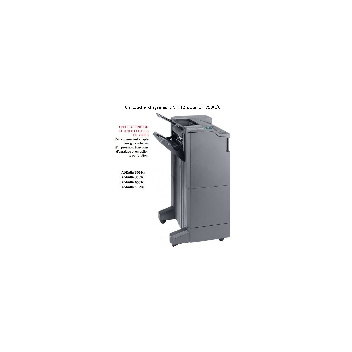 Pack 3 x 5 000 agrafes Kyocera SH12 pour DF790 - DF7110 (SH-12)