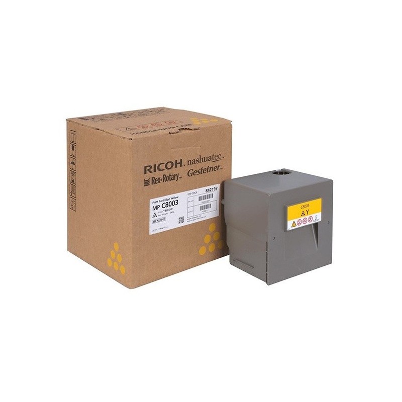 Toner Jaune Ricoh pour MP C6503SP / MP C8003SP