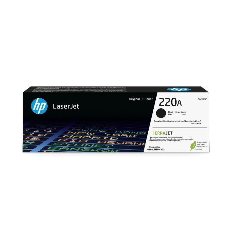 Cartouche Toner Noir HP pour LaserJet Pro 4202, MFP 4302... (220A)