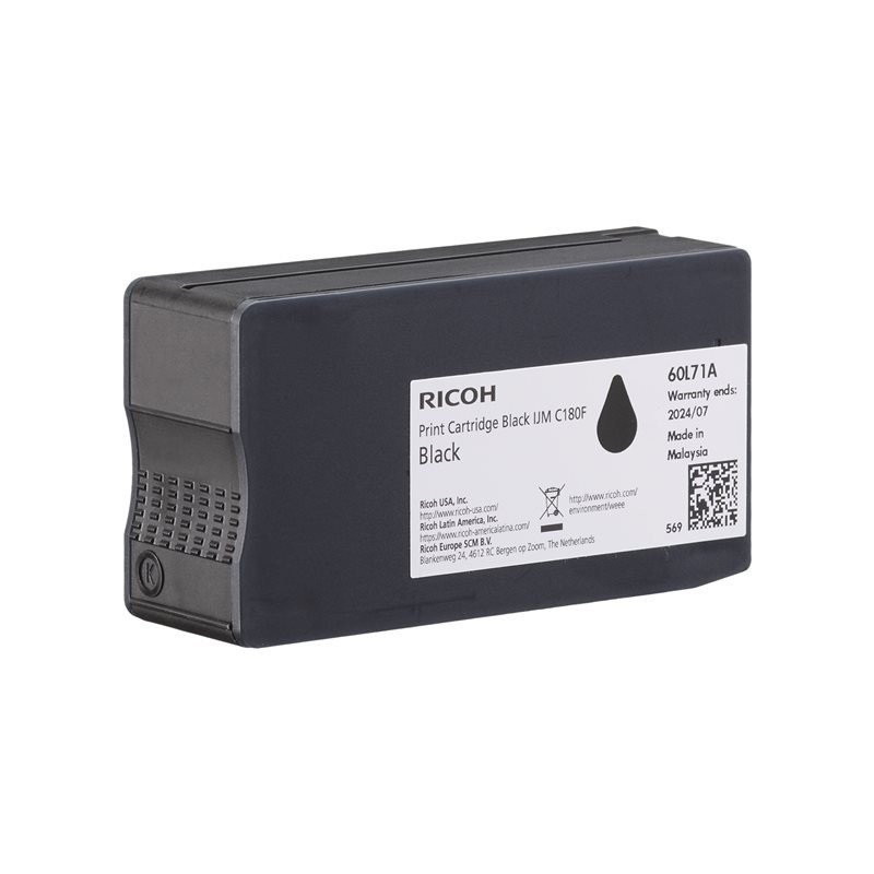 Cartouche d'encre noir Ricoh pour IJM C180F 