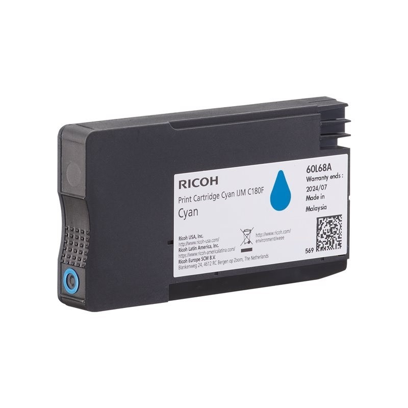 Cartouche d'encre Cyan Ricoh pour IJM C180F 
