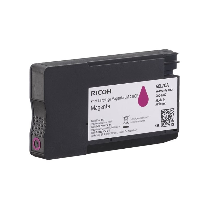 Cartouche d'encre Magenta Ricoh pour IJM C180F 