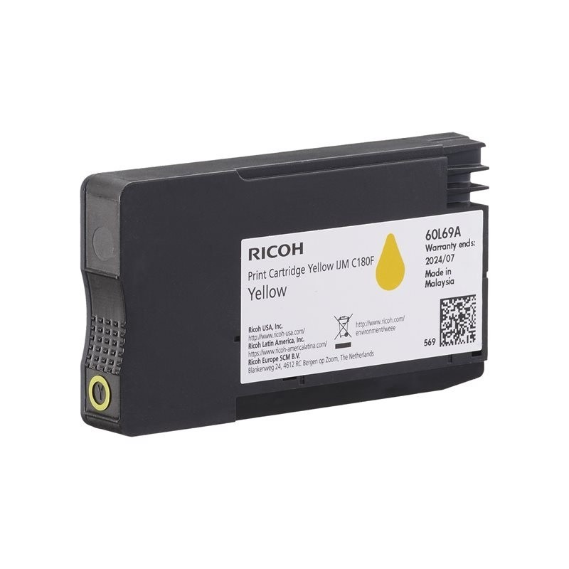 Cartouche d'encre Jaune Ricoh pour IJM C180F 