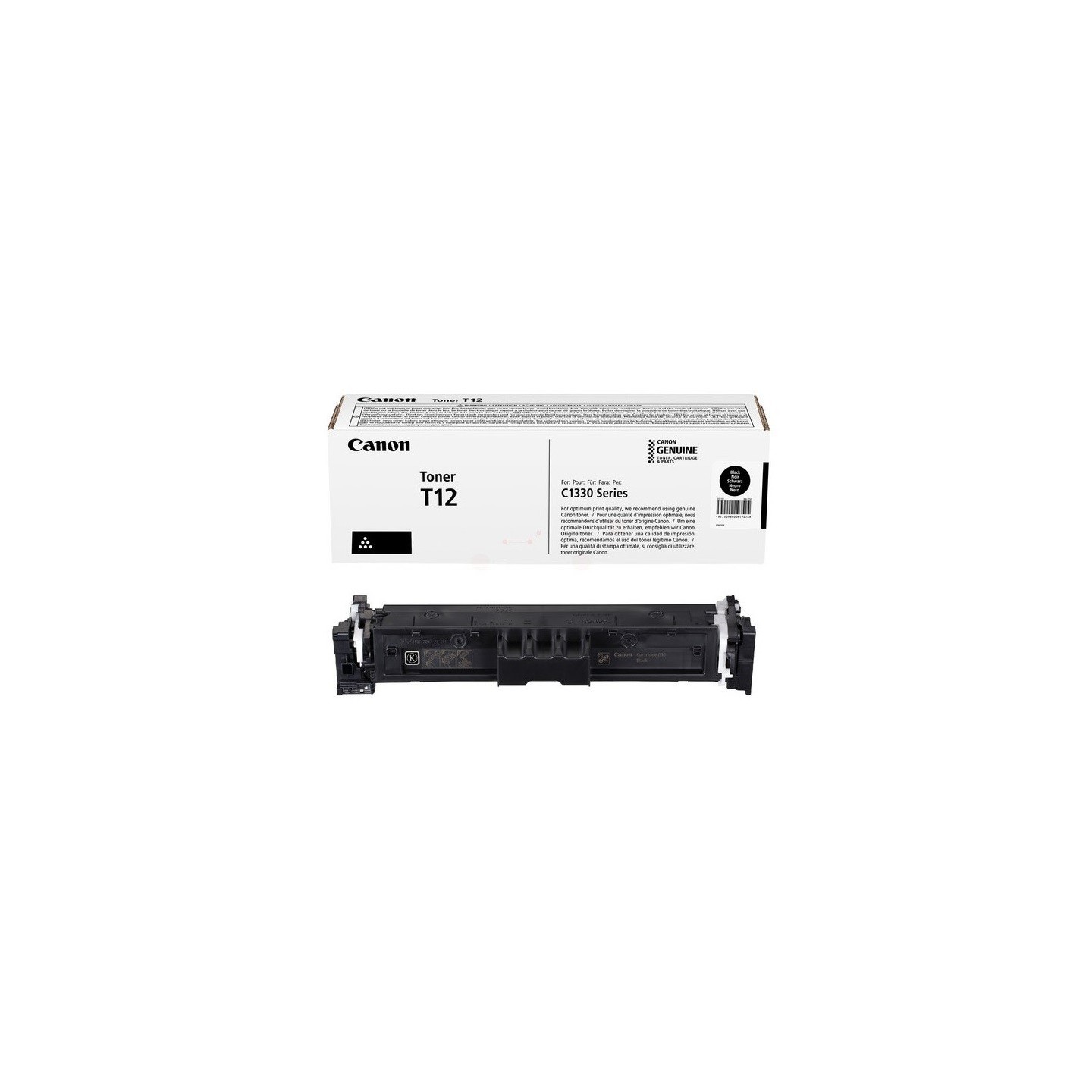 Toner noir Canon pour I Sensys XC1333i, ...(T12)