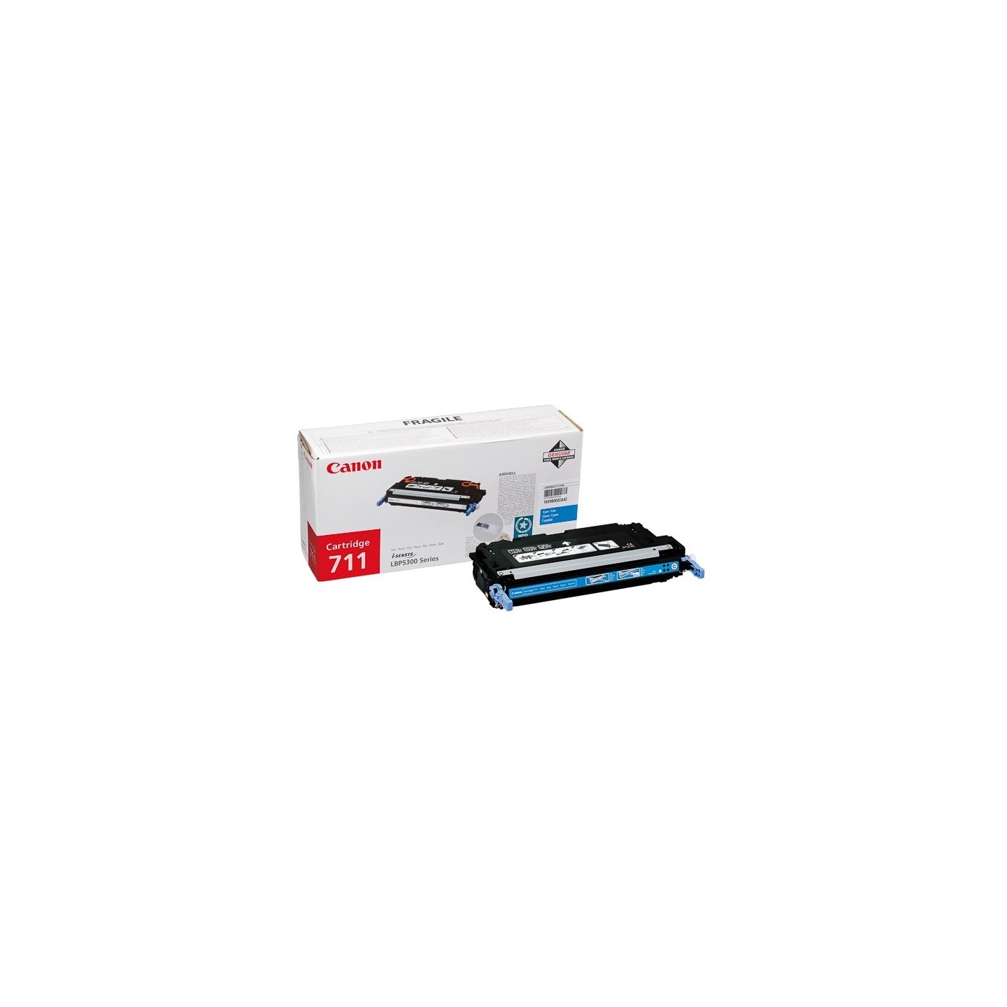 Toner cyan Canon EP-711 pour LBP 5300 / i-SENSYS LBP5300, Toner Express : achat en ligne de Toner cyan Canon EP-711 pour LBP 530