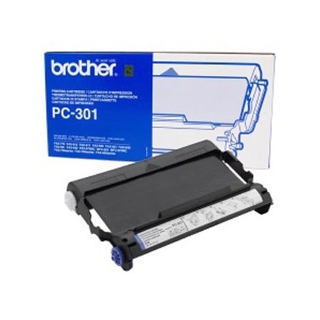 Ruban Thermique Noir Brother PC 301, Toner Express : achat en ligne de Ruban Thermique Noir Brother PC 301 pour imprimante