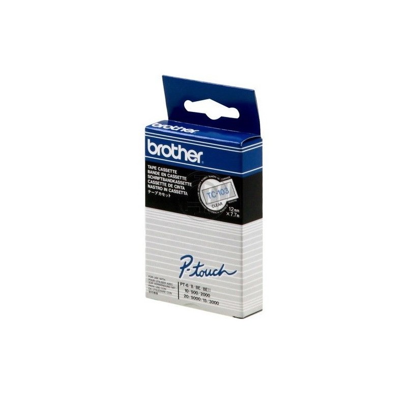 Ruban matriciel Brother CLEAR/BLUE 12mm (TC103)