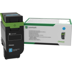 Toner Cyan Lexmark pour CS531adn - CX532adwe - CX635adwe .... (2 000 pages)