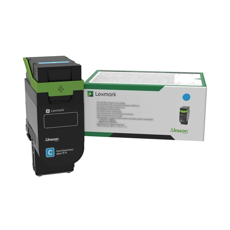 Toner Cyan Haute Capacité Lexmark pour CS531adn - CX532adwe - CX635adwe .... (8 800 pages)