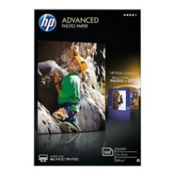100 feuilles Papier Photo HP Advanced - 250 gr - 100 x 150 mm - Brillant