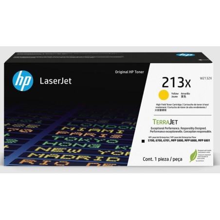 Toner Jaune Haute capacité HP pour Color LaserJet Enterprise 5700dn, 6800dn MFP.... (213X)