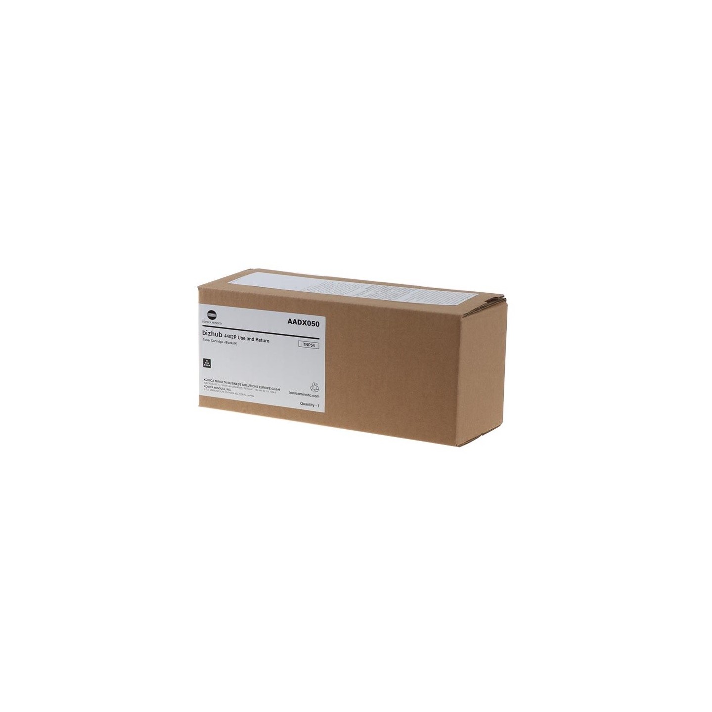 Toner noir Return Konica-Minolta pour Bizhub 4402P (TNP54)