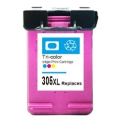 Cartouche Jet d'encre Couleur Très Haute Capacité Générique pour imprimante HP (N°305XL) 