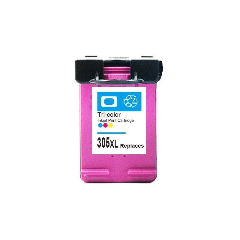 Cartouche Jet d'encre Couleur Très Haute Capacité Générique pour imprimante HP (N°305XL) 