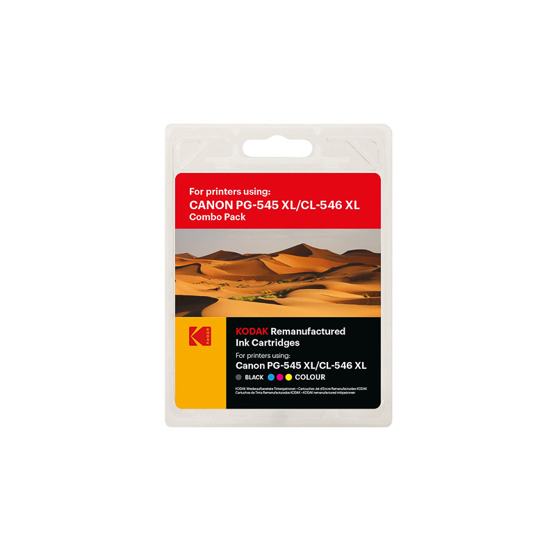pack Noir + Couleur Génériques Haute qualité grande capacité pour Canon pixma MG2450 / MG2550 / MX495... (PG545XL + CL-546XL)