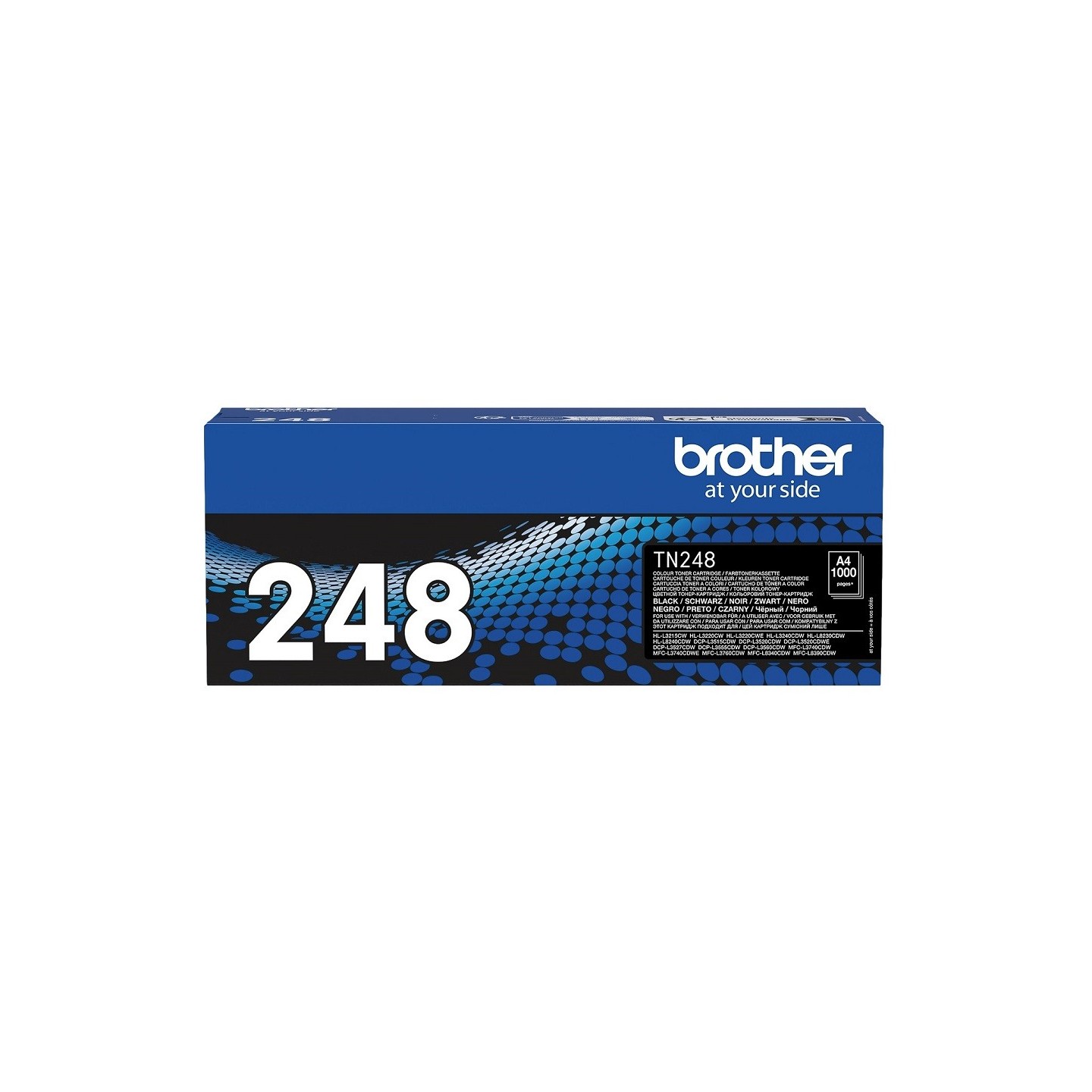 Toner Noir Haute Capacité Brother pour DCP L3560CDW/ HL L3220CWE/ MFC L83400CW ... (TN248BK)