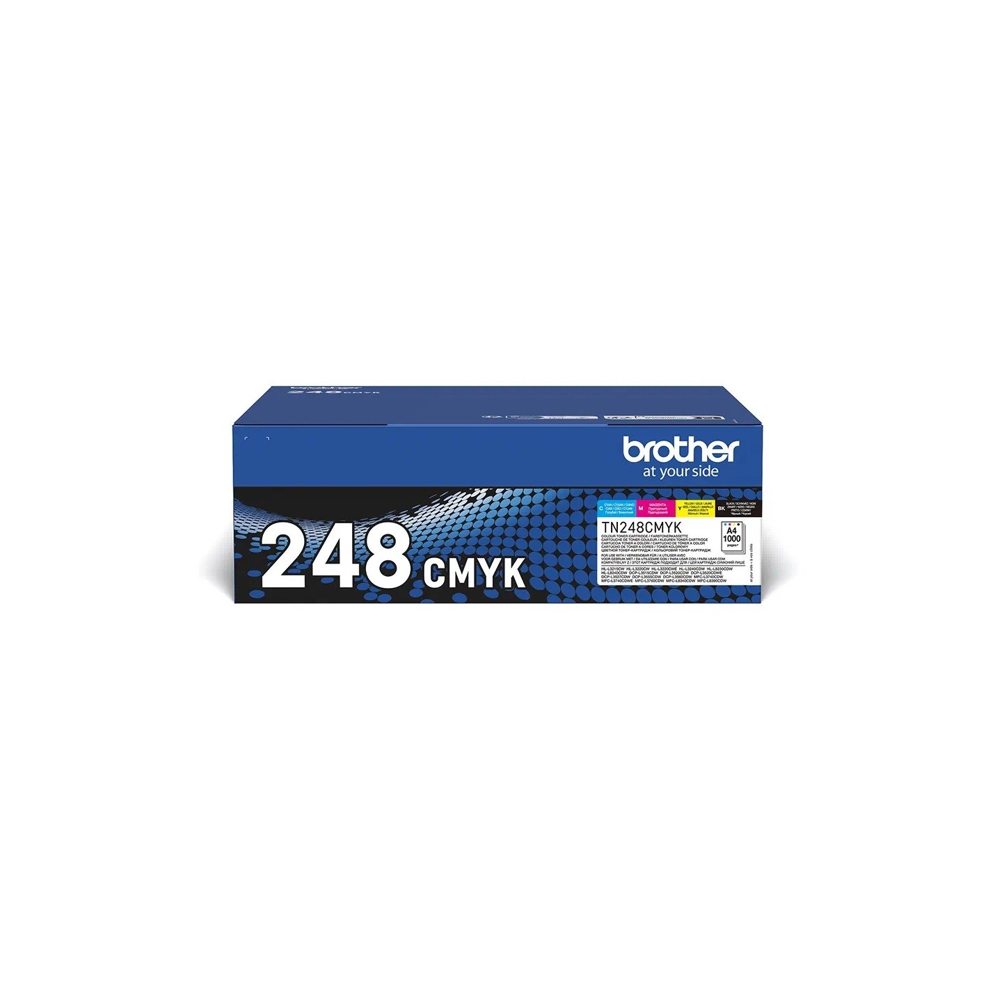Pack 4 Toners N, C, M, Y Brother pour DCP L3560CDW/ HL L3220CWE/ MFC L83400CW ... (TN248VAL)