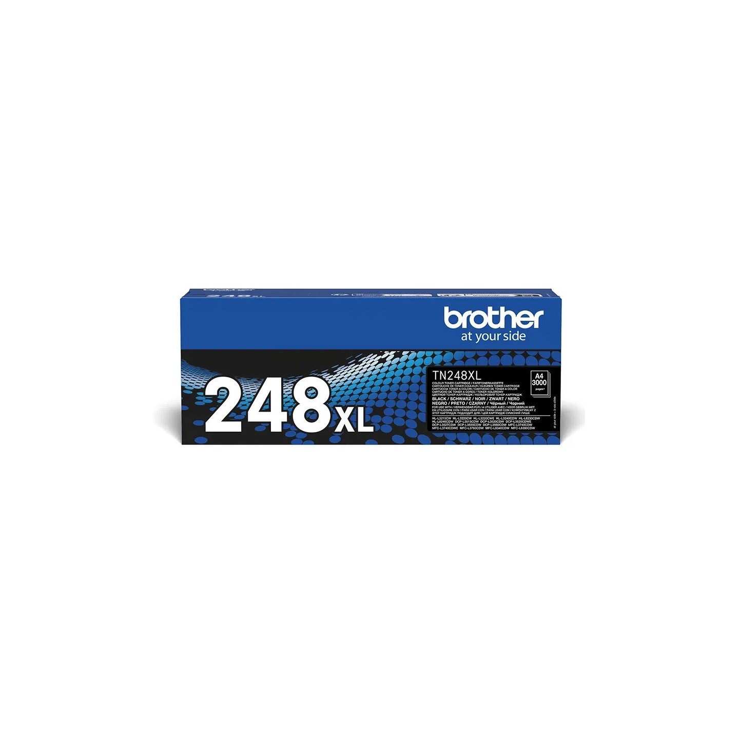Toner Noir Haute Capacité Brother pour DCP L3560CDW/ HL L3220CWE/ MFC L83400CW ... (TN248XLBK)