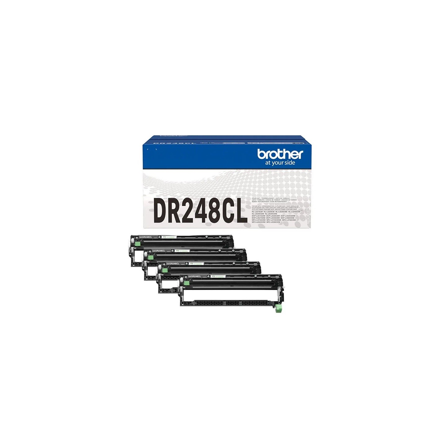 Unité tambour (pack de 4) Brother pour DCP L3560CDW/ HL L3220CWE/ MFC L83400CW ... (DR248CL)