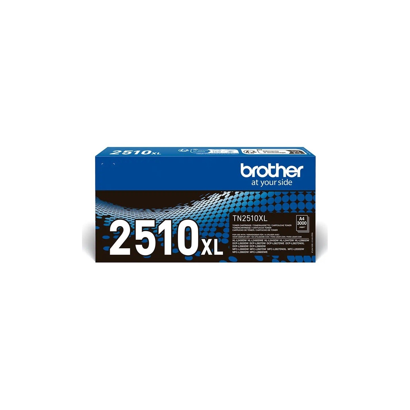 Cartouche toner Noir Haute capacité Brother TN2510XL pour HL L2445DW ....