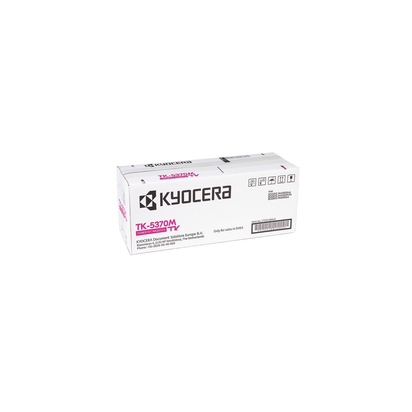 Toner Magenta Kyocéra pour ECOSYS MA3500cix, PA3500cx ... (TK-5370M)