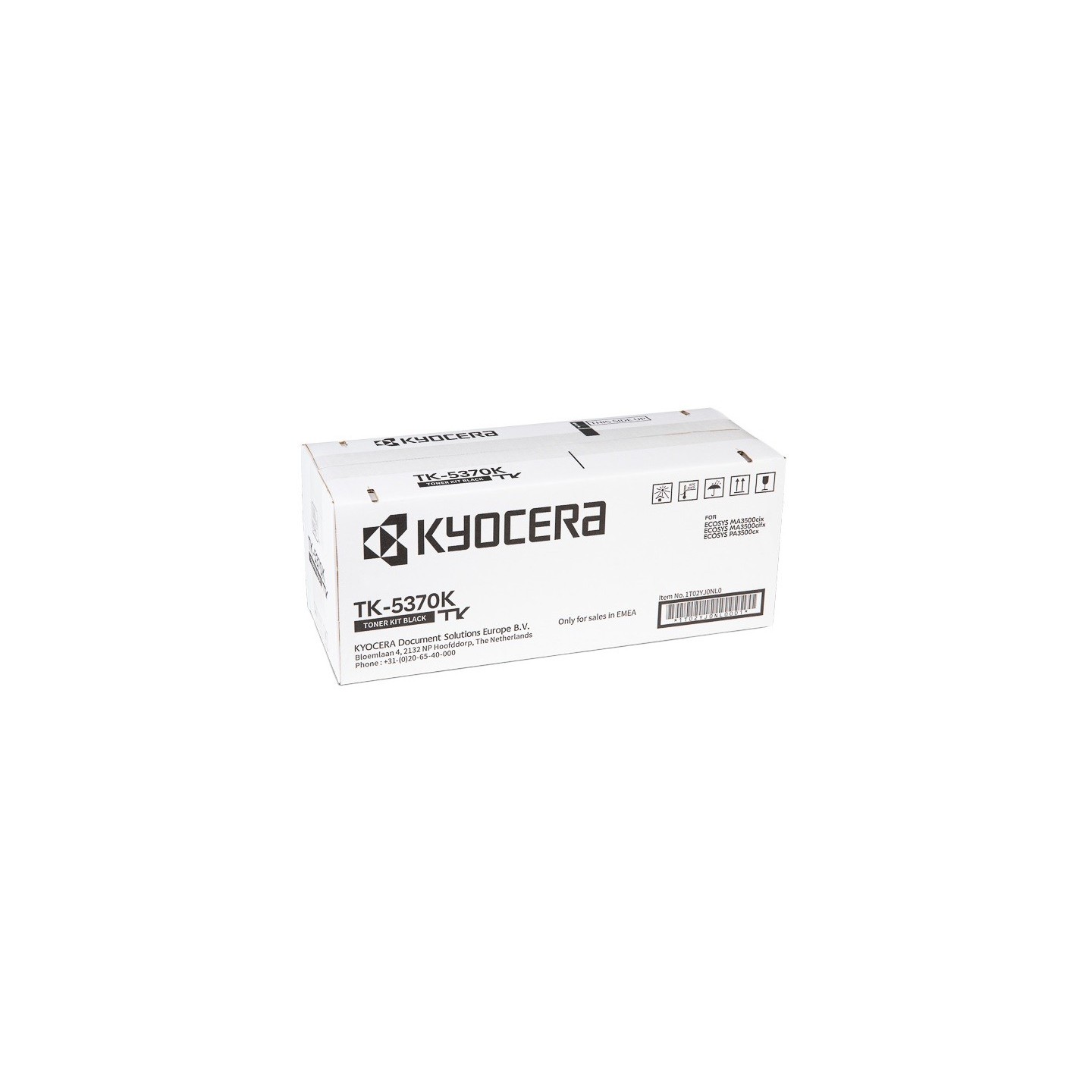 Toner Noir Kyocéra pour ECOSYS MA3500cix, PA3500cx ... (TK-5370BK)