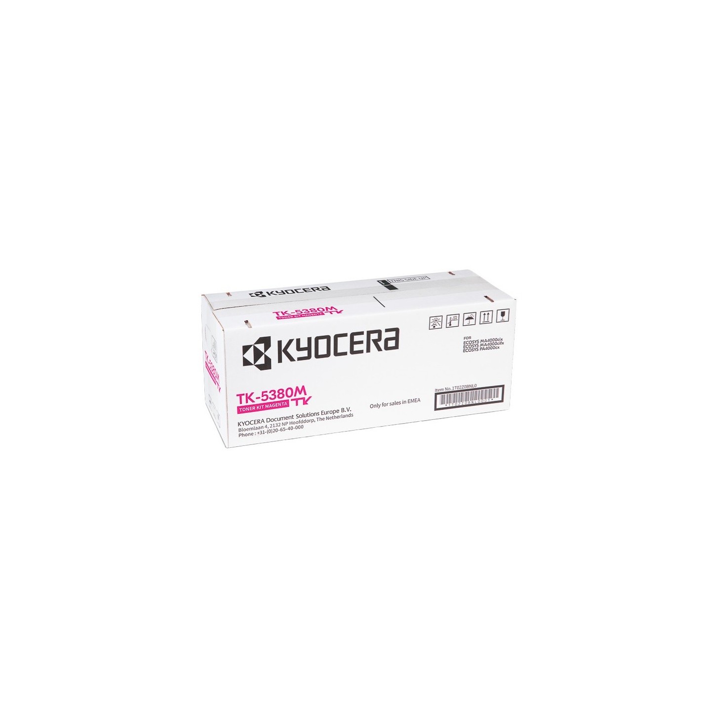 Toner Magenta Kyocéra pour ECOSYS MA4000cix, PA4000cx ... (TK-5380M)