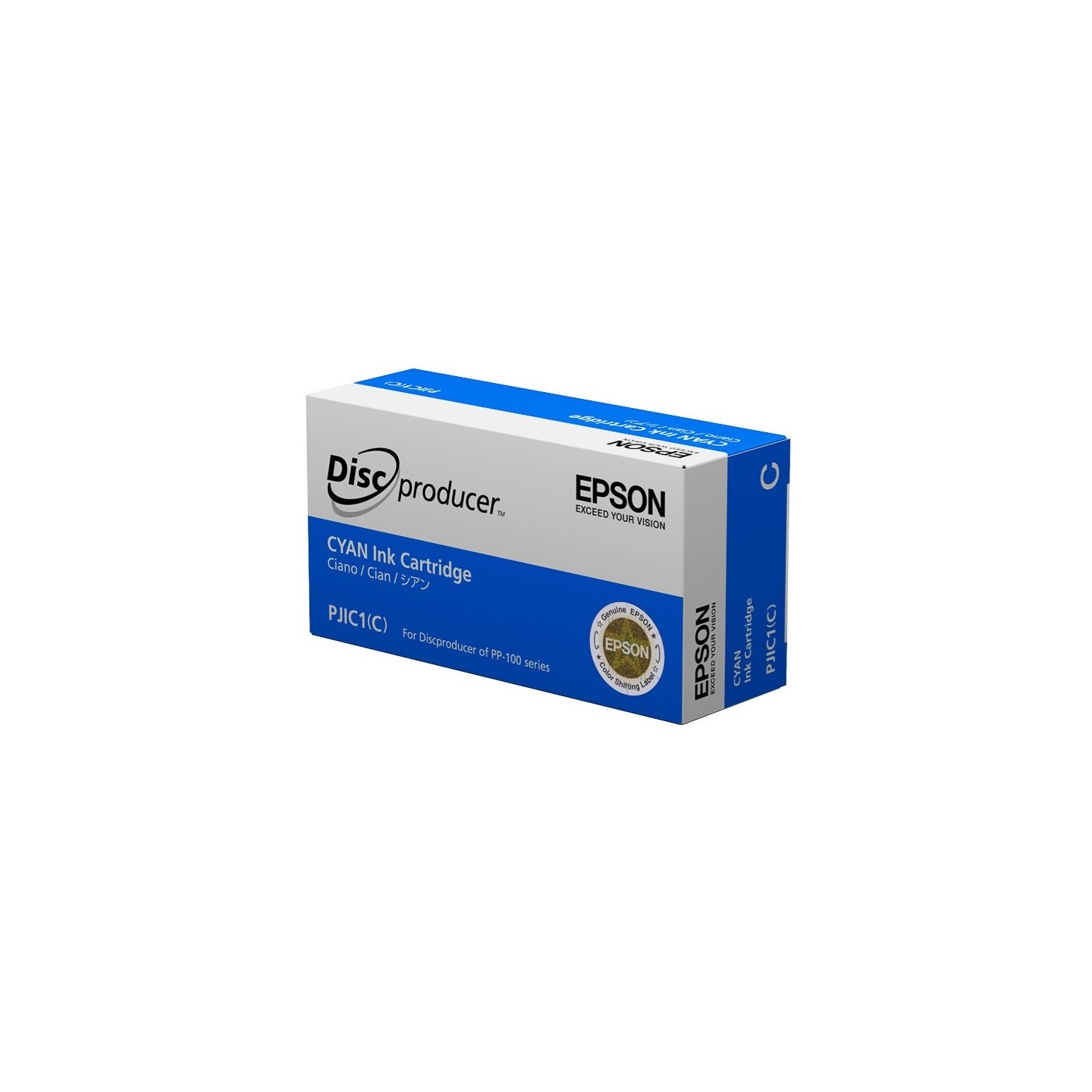 Cartouche cyan Epson pour PP-100 (PJIC7) (C13S020688)