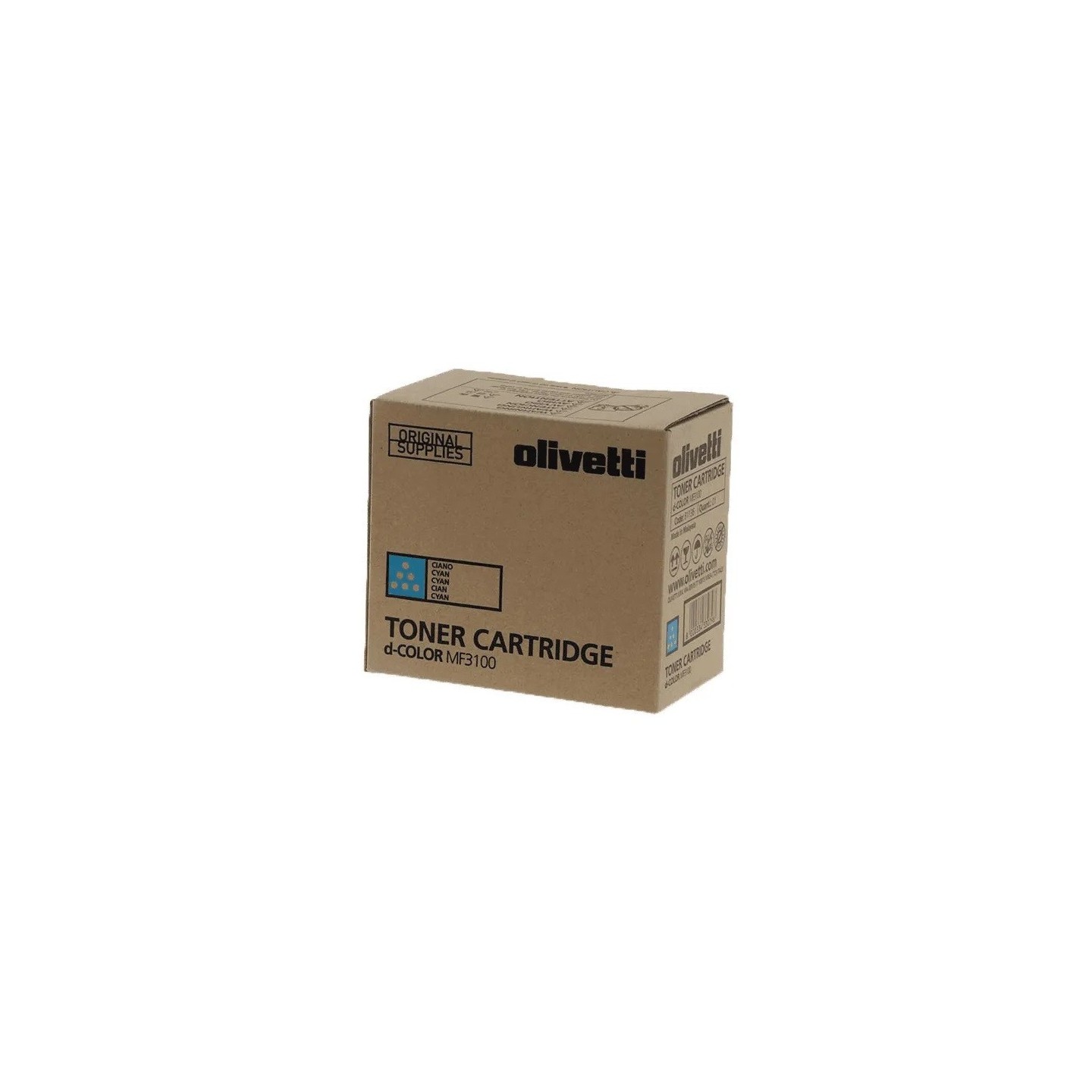 Toner Cyan Original Olivetti pour D-Color MF3100