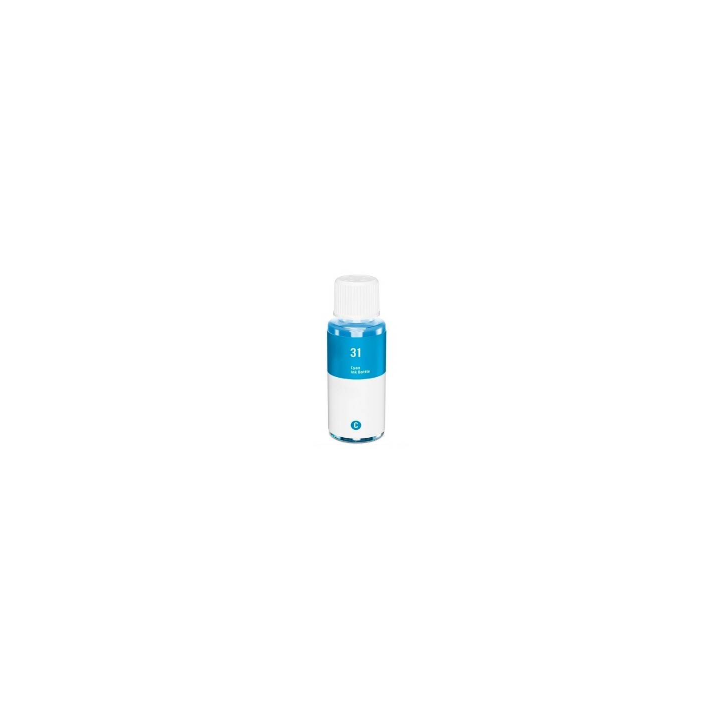 Bouteille d'encre Cyan Générique pour HP Smart TANK 555, ... (N°31)